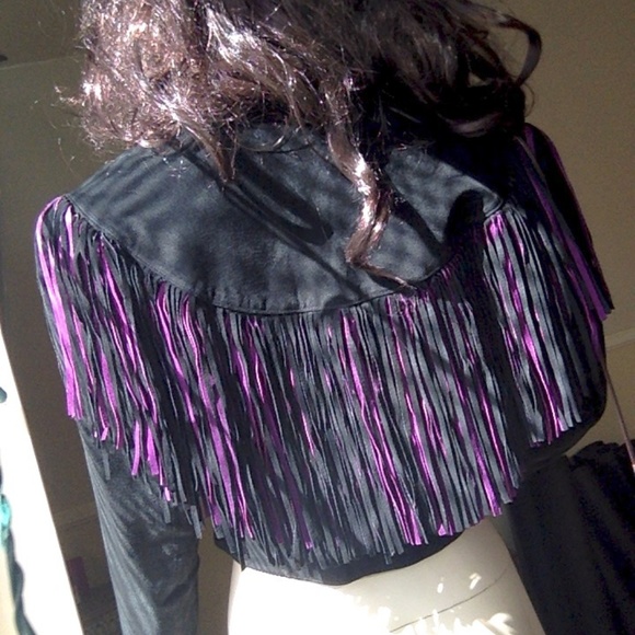 Adler Genuine Leather Fringe Jacket size S - Picture 2 of 7